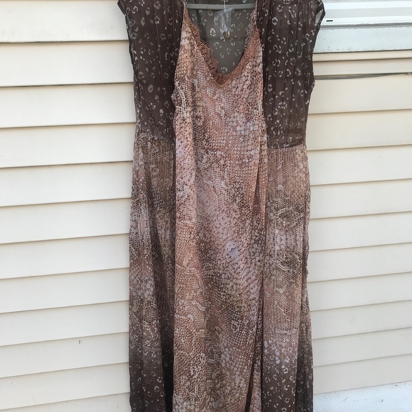 NWOT Soft Surroundings animal print Maxi - Picture 4 of 4